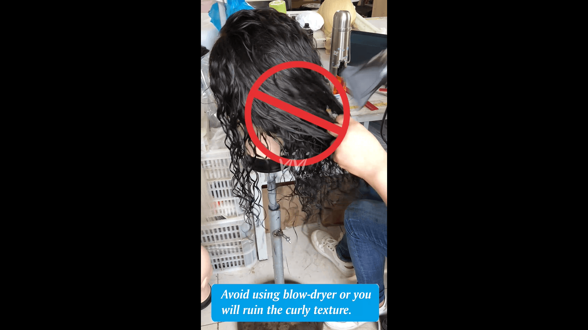 How to Wash a Curly Wig