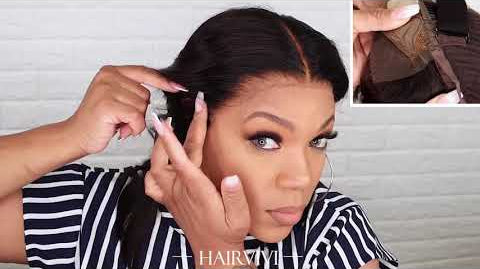 How to wear a Hairvivi Glueless Lace Front Wig perfectly? Glueless Lace Wig Wearing Experience
