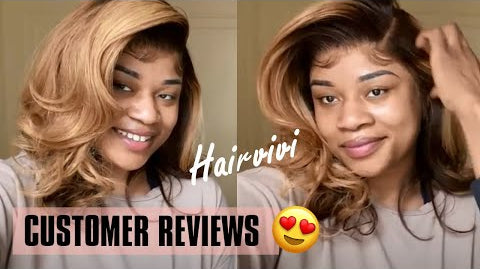 HAIRVIVI Wig Unboxing w/ Install | Real Customer Review
