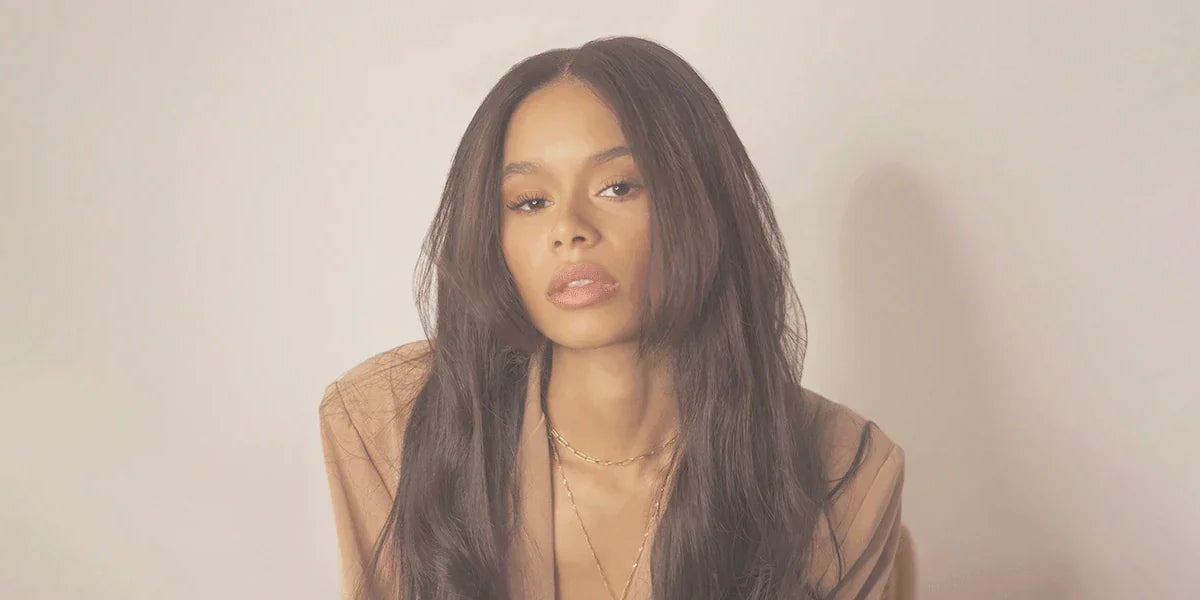 Long brown wig human hair with natural lace front