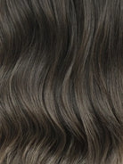 Brown wavy wig with natural layered texture