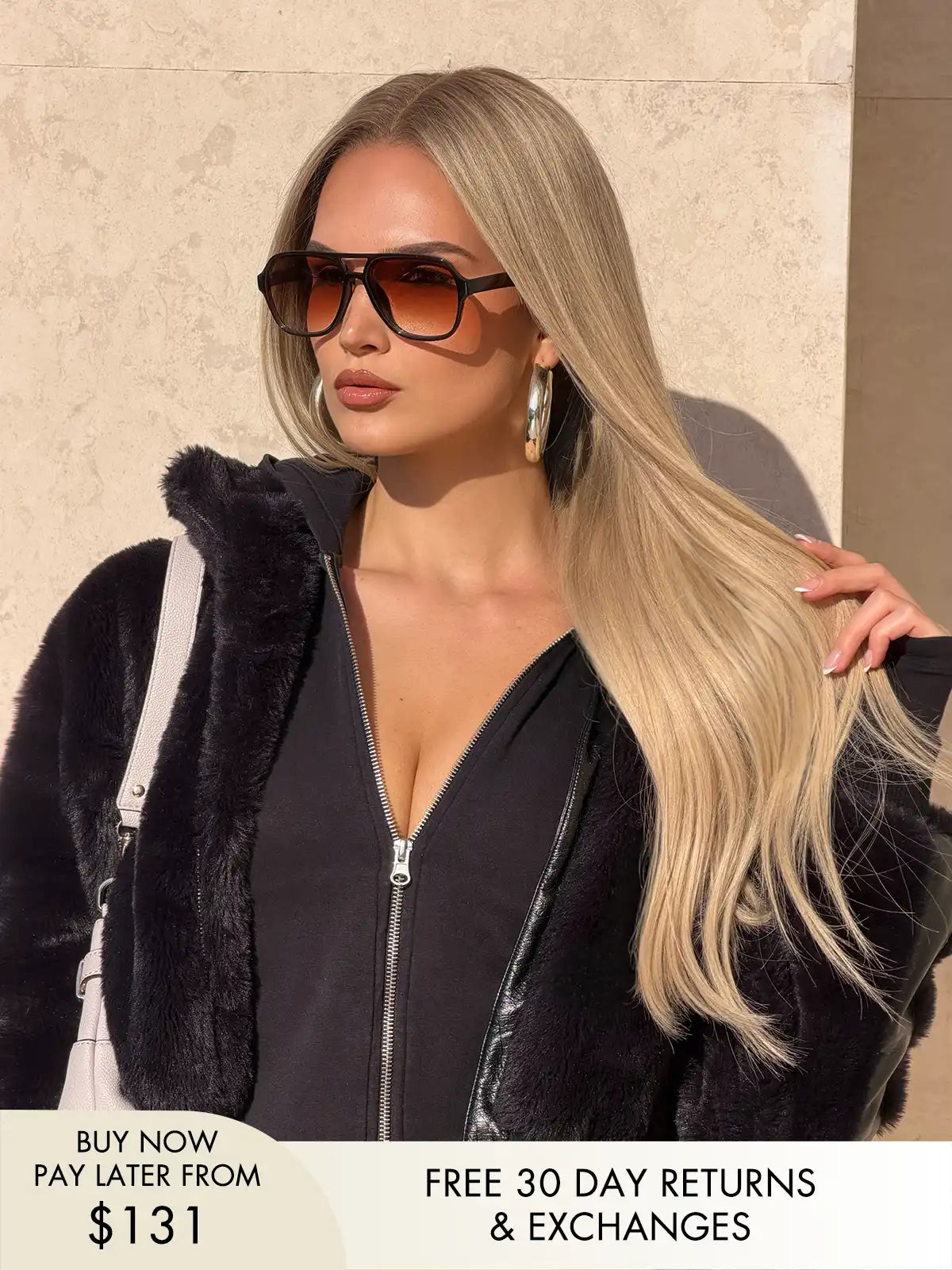 613 human hair wig in beige blonde shade