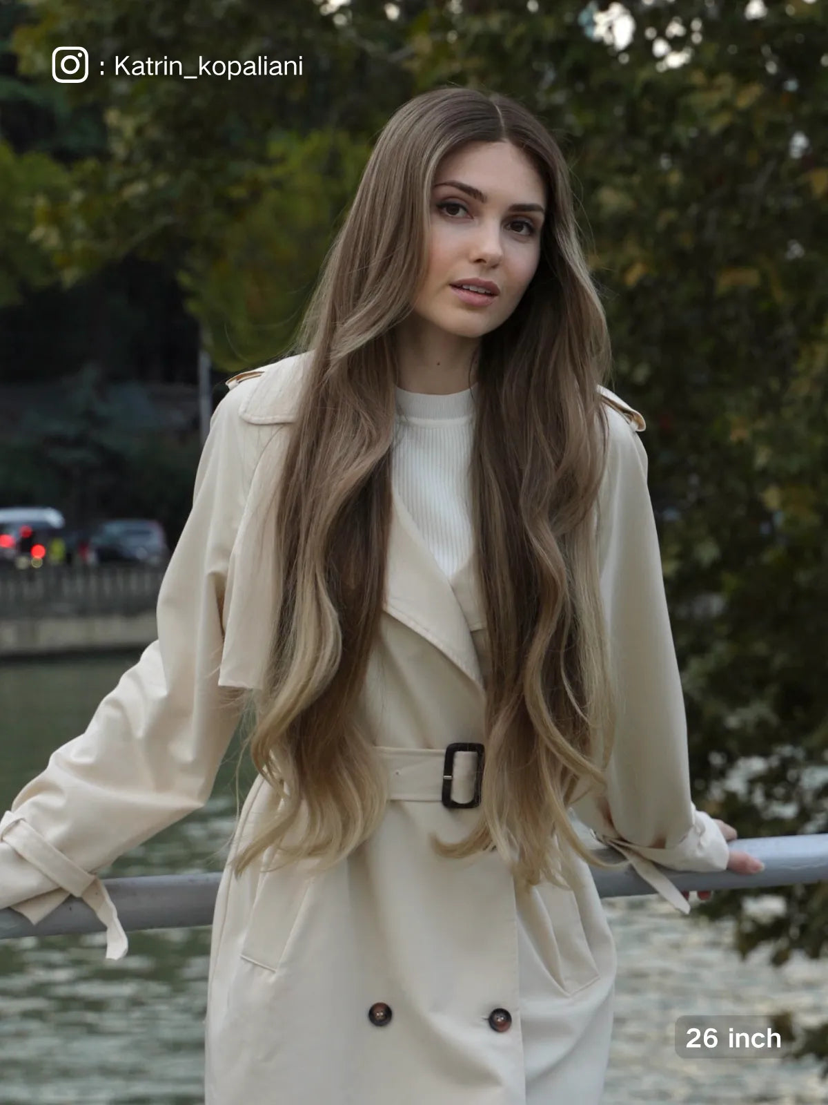 brown and blonde wig