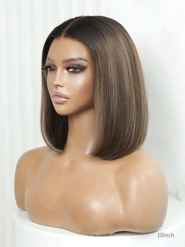 brown bob wig