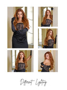 Realistic copper wig for women with natural lace front