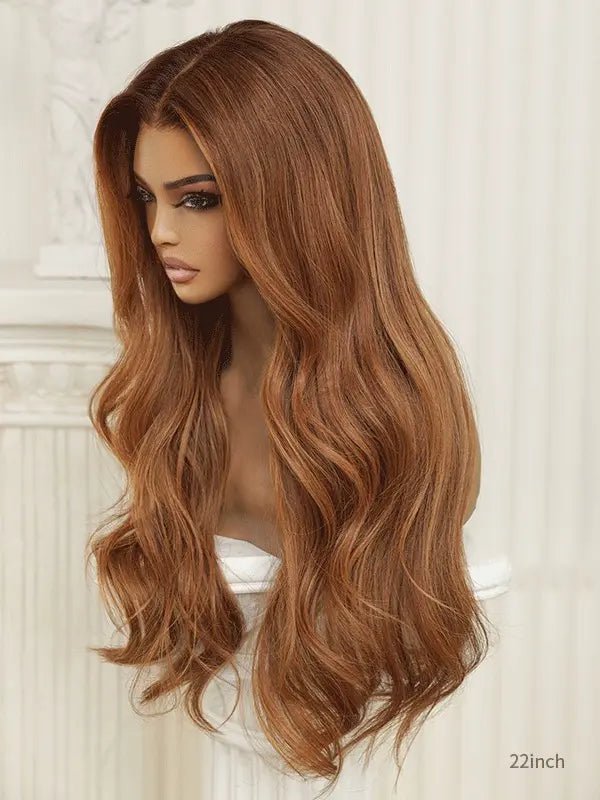 Best human hair wigs in bold copper color