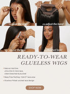 ready to wear glueless wig