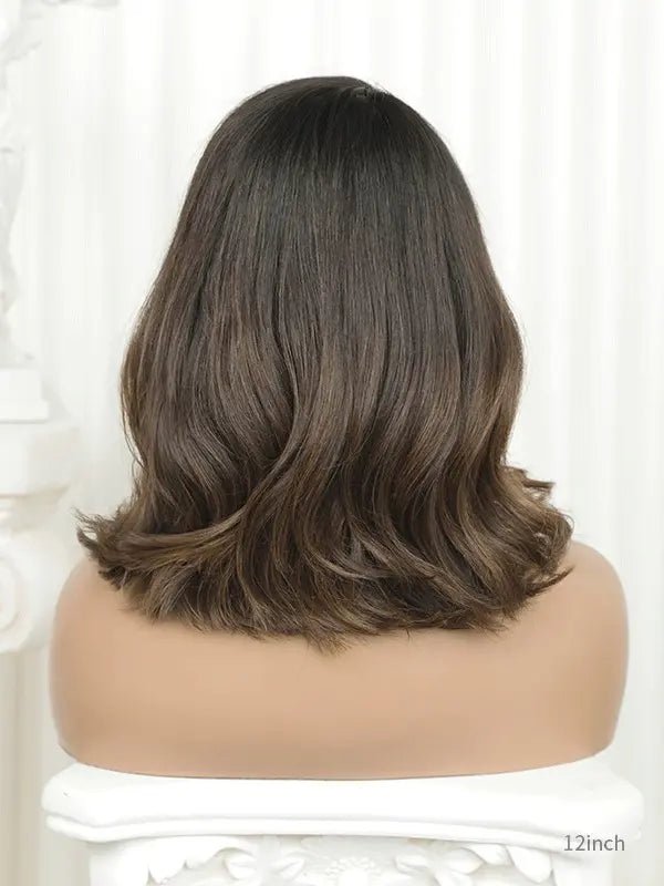 Braided bob wig styling option for versatile wear