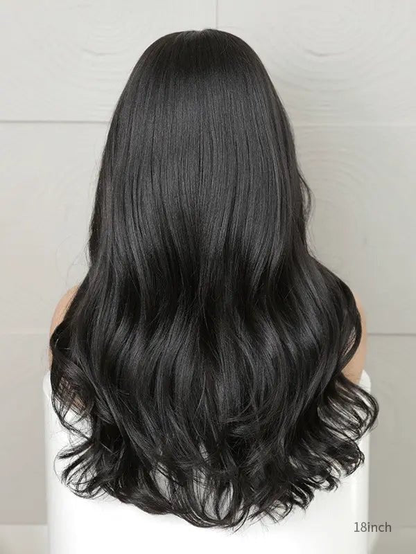 human hair black wigs that look real