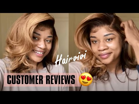 HAIRVIVI Wig Unboxing w/ Install | Real Customer Review