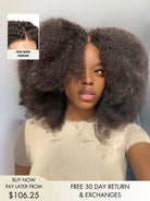 Milani jerry curly wig voluminous afro style