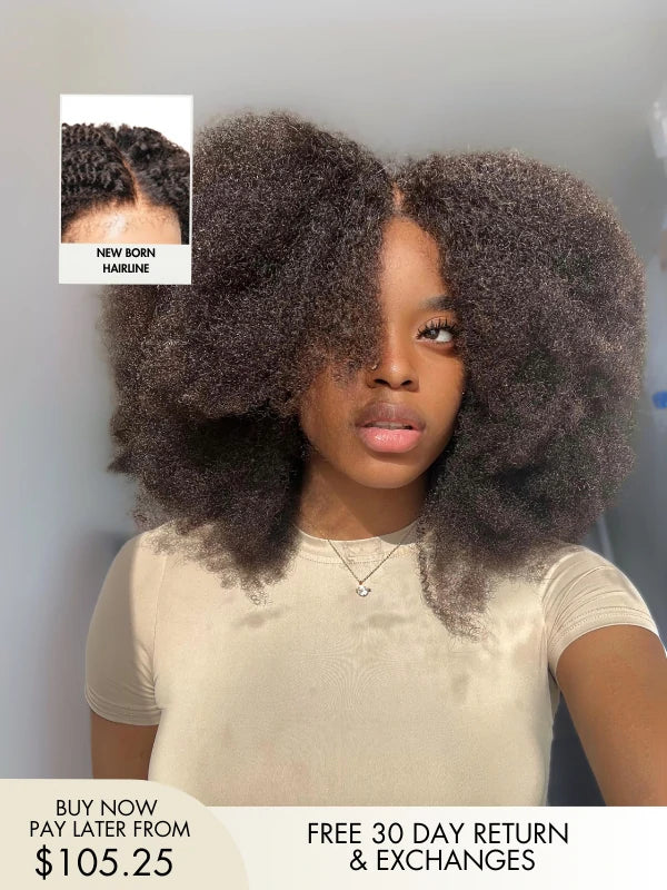 Milani Afro Curly Hair Realistic Newborn Hairline