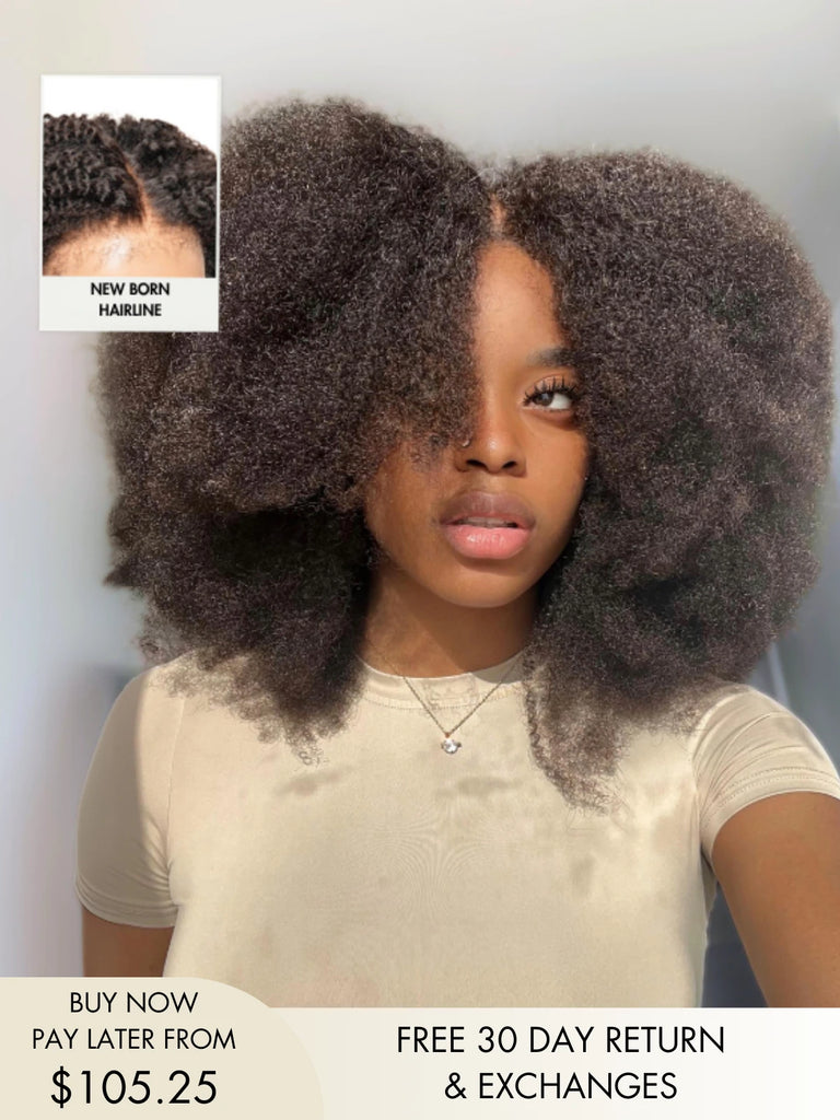 Milani jerry curly wig voluminous afro style