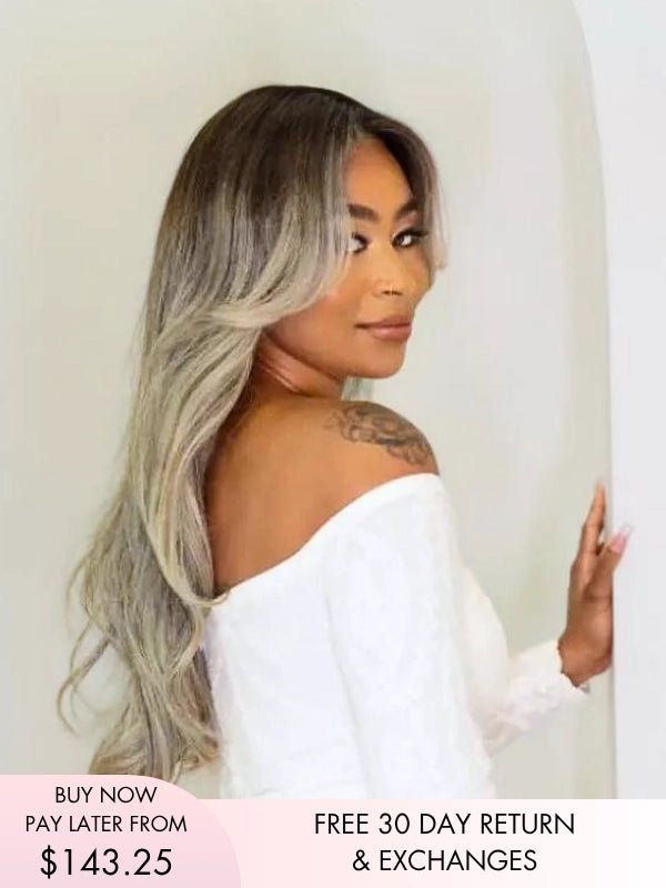 ash blonde wig