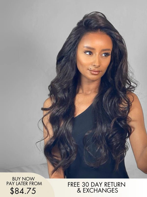 Victoria-Romantic Wave Wigs With Bangs Glueless Wig