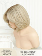 blonde bob fringe wig