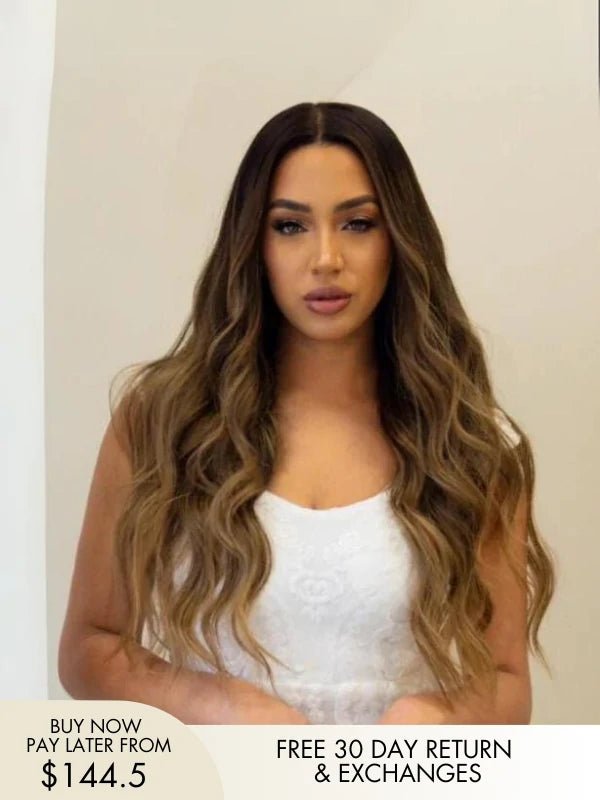 Miranda Espresso Bronde Balayage Glueless Wig