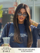 Brown wig long with soft flowing waves