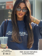 Brown wig long with soft flowing waves