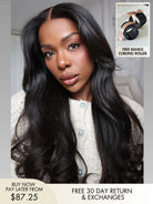 Rylee black wig with bangs and natural loose waves