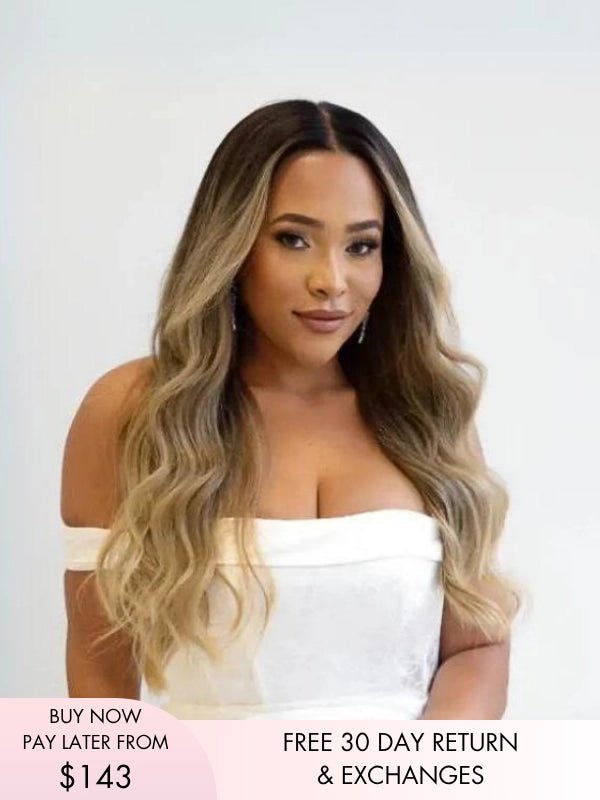 honey blonde wig