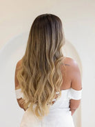 Honey blonde glueless wig for easy wear