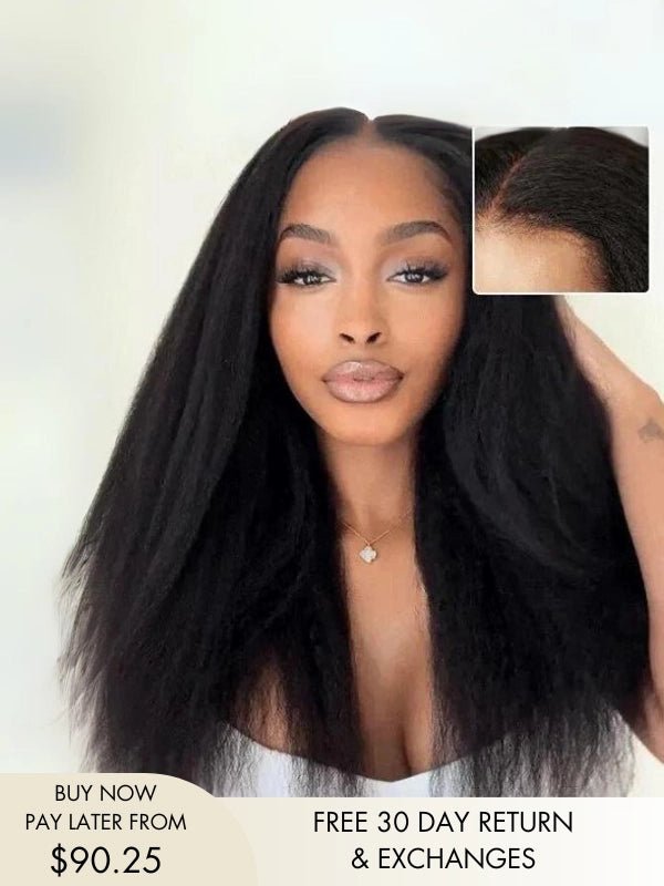 Afrolista kinky straight wig with natural texture