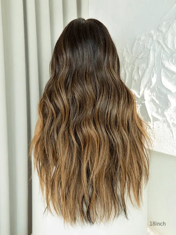 long wavy wig