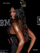 Evelyn natural black light yaki wig made from human hair