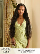 Ciara deep wave wig with natural lace front and pre-plucked hairline