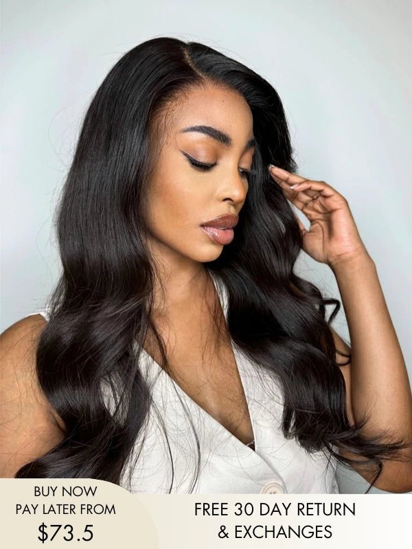 Maya women's black wig with natural loose waves