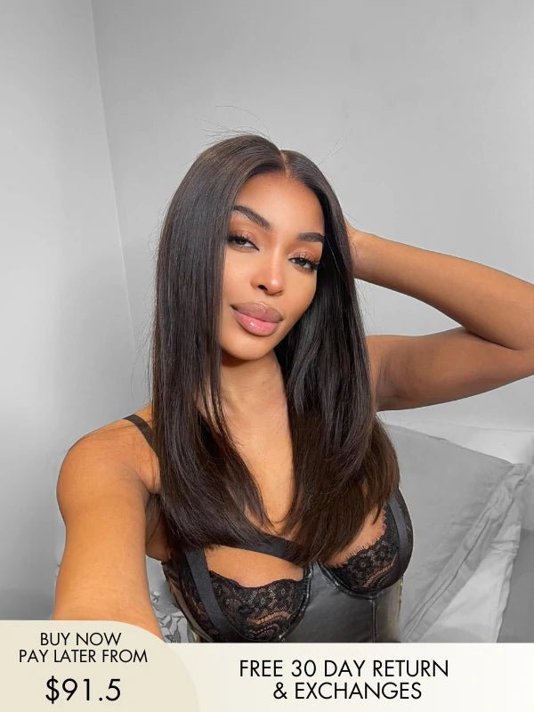 April Natural Looking 180% Density Glueless Wig