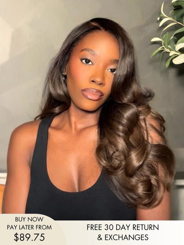 brown caramel ombre hair