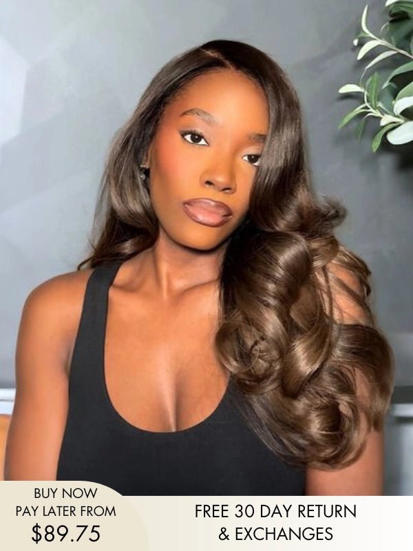 brown caramel ombre hair