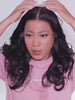Loose wave wig human hair with face-framing layers