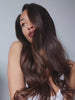 Long brown hair wig with natural chestnut shade