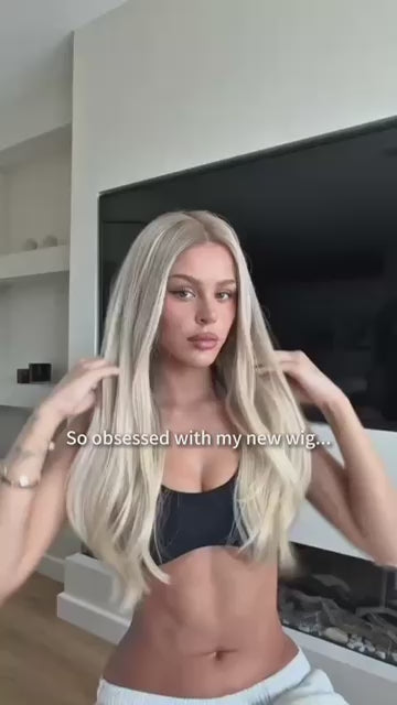 Madison Blonde Glueless HD Lace Frontal Wig