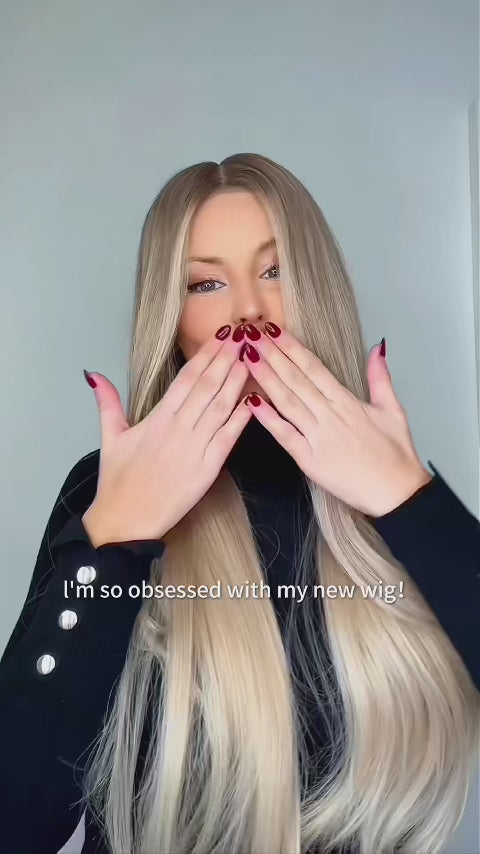613 blonde wig with bleached knots and plucked hairline