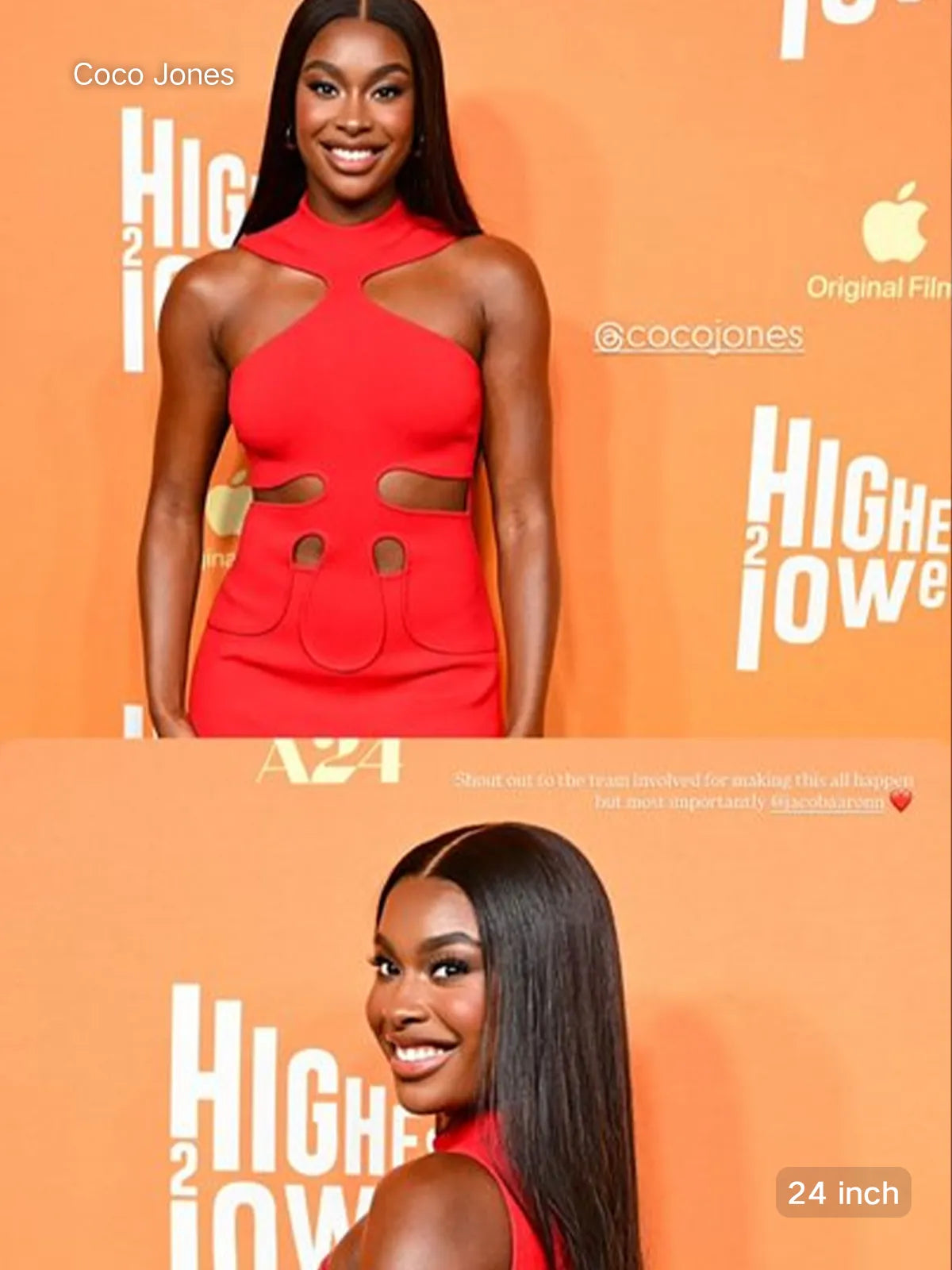 Victoria straight human hair wig with natural silky texture