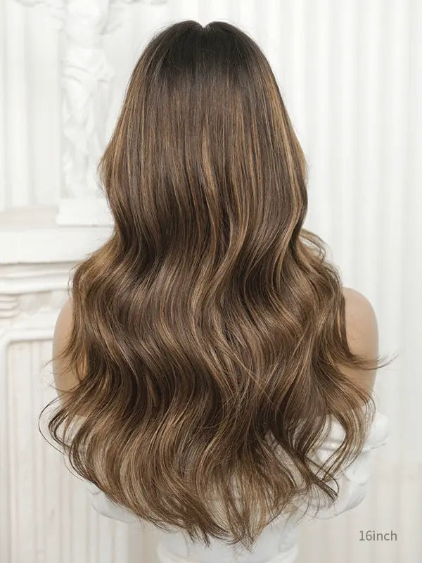 reddish brown wig