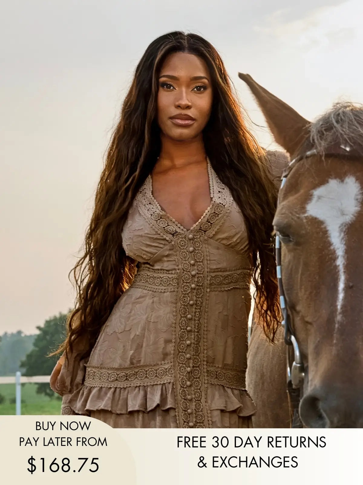 Wet and wavy wigs in rich warm brown human hair