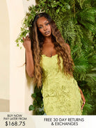 Wet and wavy wigs in rich warm brown human hair