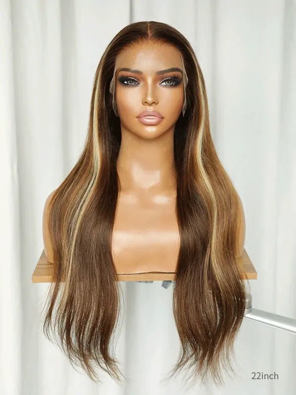 Danna FaceFraming Streaks HD Lace Colored Wigs Hairvivi