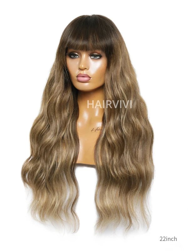 Wig with bangs