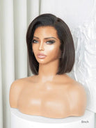 8 inch bob wig human hair lace front design