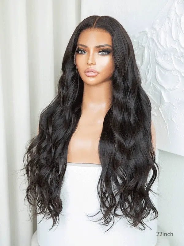 black wavy wig